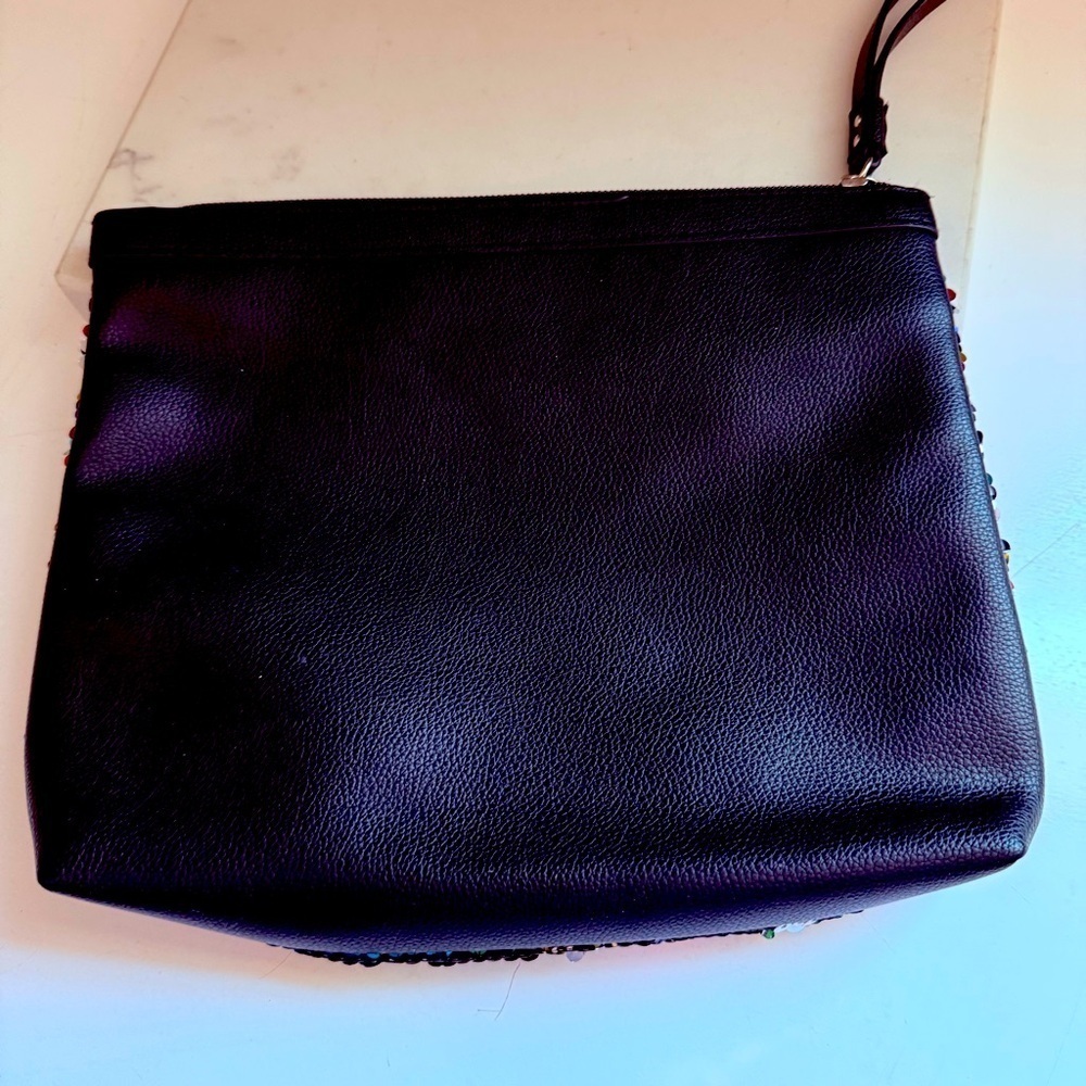 NWOT Victoria's Secret Multicolor Sequin Clutch - Picture 4 of 4